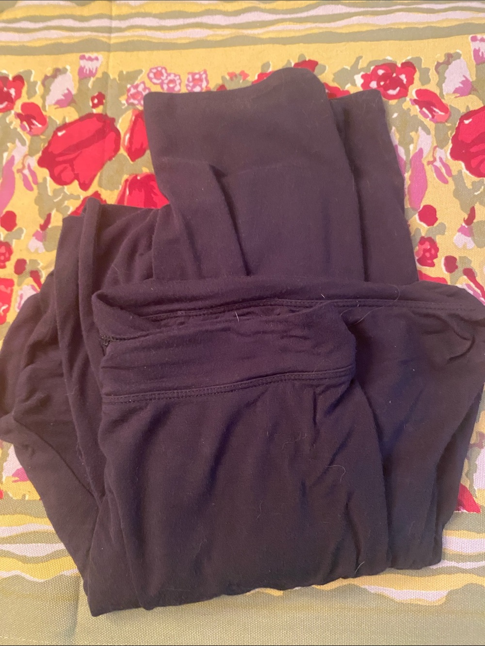 Cuddl Duds Black Stretch Softwear Leggings